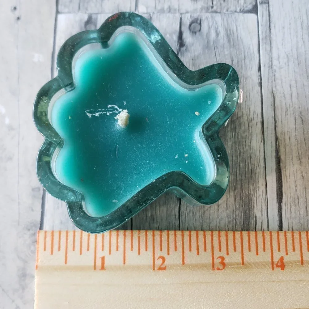 (Set of 4) Boston Warehouse Trading Glass Seashell Candles